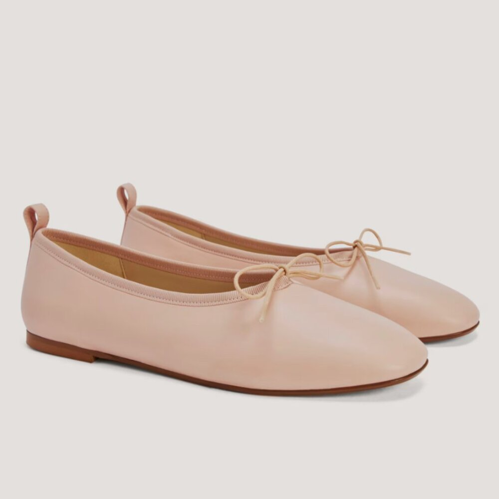 Everlane The Ballet Flat in Pale Pink